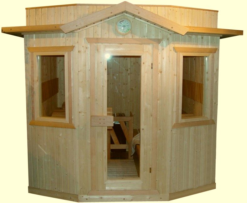 Spitzdachsauna
